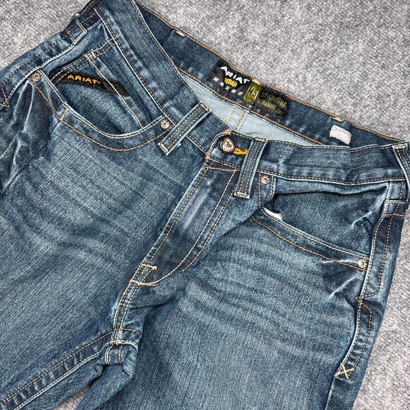 Ariat Other - Ariat Rebar M5 31x32 Denim Jeans Men's Straight Leg Medium Wash Workwear